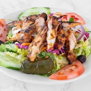 Greek Salad With Grilled Chicken