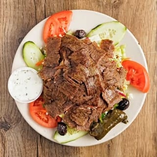 Greek Salad With Gyro